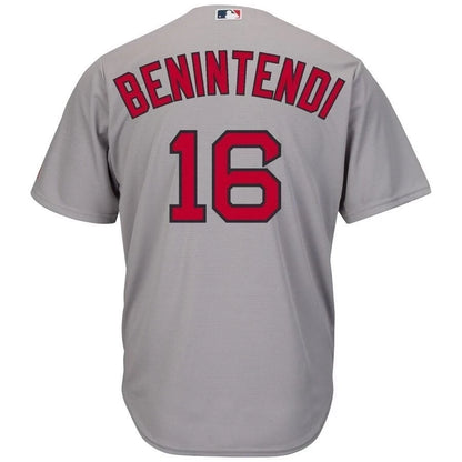Andrew Benintendi Boston Red Sox Road Official Cool Base Player Jersey - Gray