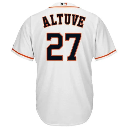Jose Altuve Houston Astros Big And Tall Cool Base Player Jersey - White