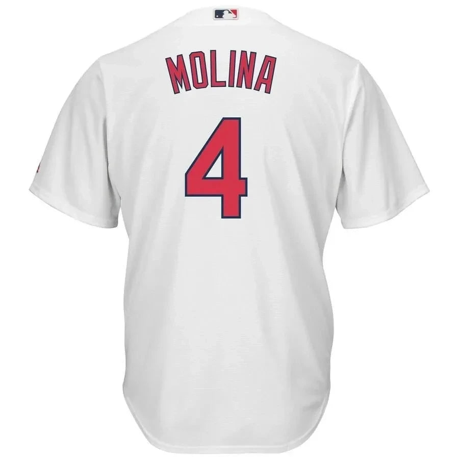 Yadier Molina 4 St. Louis Cardinals Big And Tall Cool Base Player Jersey - White