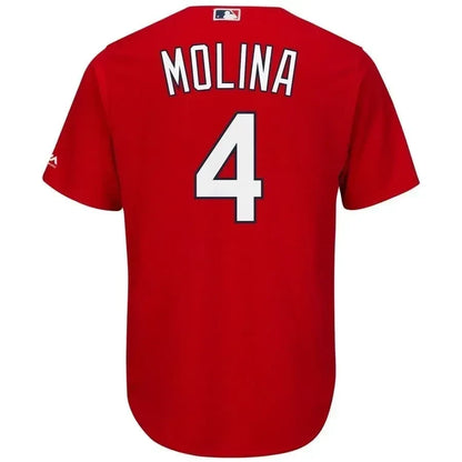 Yadier Molina St. Louis Cardinals Cool Base Player Jersey - Scarlet