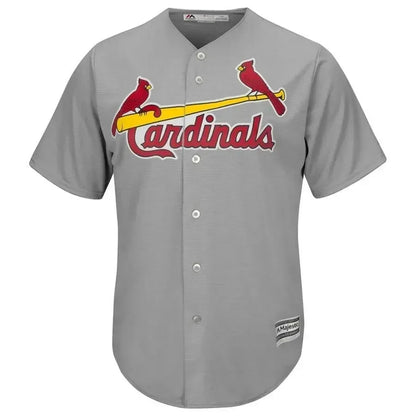 St. Louis Cardinals Official Cool Base Jersey - Gray