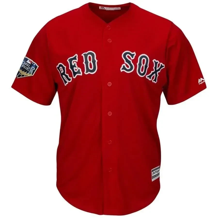 J.d. Martinez Boston Red Sox 2018 World Series Cool Base Player Jersey - Scarlet