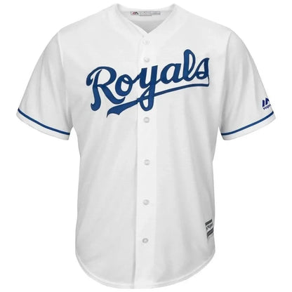 Cheslor Cuthbert Kansas City Royals Home Cool Base Player Jersey - White