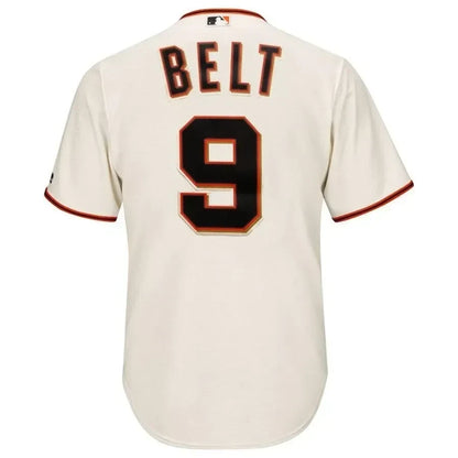 Brandon Belt San Francisco Giants Cool Base Player Jersey - Tan