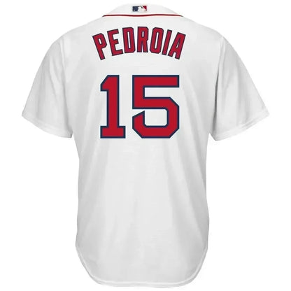 Dustin Pedroia 15 Boston Red Sox Big And Tall Cool Base Player Jersey - White