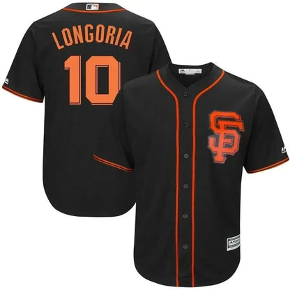 Evan Longoria San Francisco Giants Alternate Cool Base Player Jersey - Black