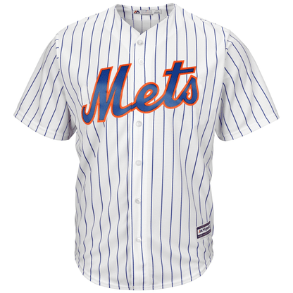Men's White New York Mets Official Cool Base Jersey Jersey