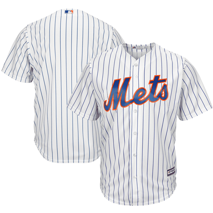 Men's White New York Mets Official Cool Base Jersey Jersey