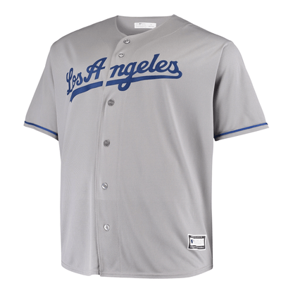 Men's Mookie Betts Gray Los Angeles Dodgers Big & Tall Player Jersey Jersey