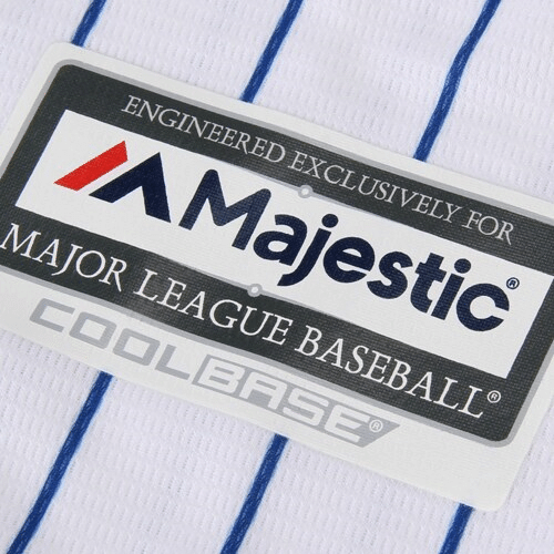 Men's White New York Mets Official Cool Base Jersey Jersey
