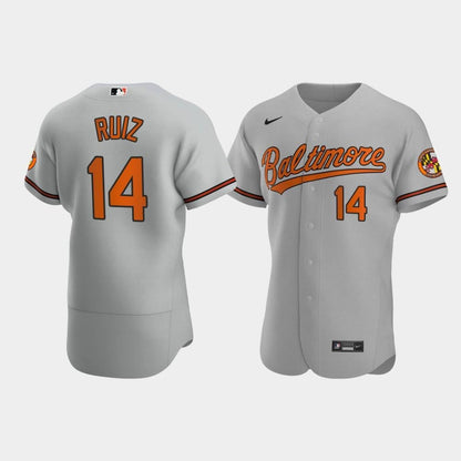 Rio Ruiz 14 Baltimore Orioles Gray Road Jersey Jersey