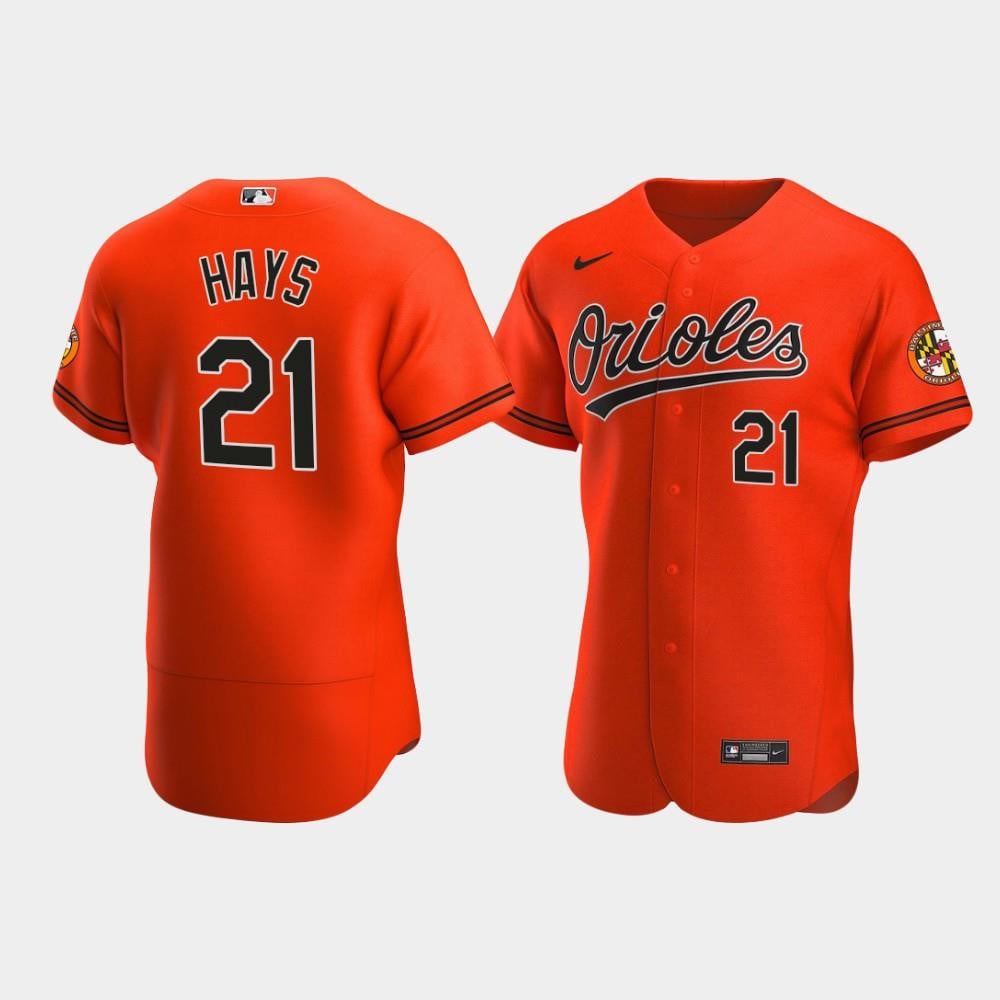 Austin Hays 21 Baltimore Orioles Orange Alternate Jersey Jersey