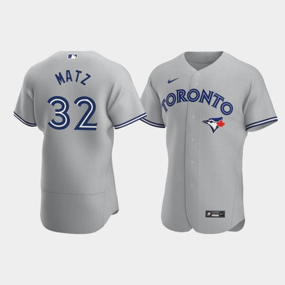 Steven Matz 32 Toronto Blue Jays Gray Road Jersey Jersey