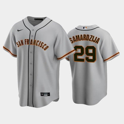 San Francisco Giants 29 Jeff Samardzija Gray Road Jersey Jersey