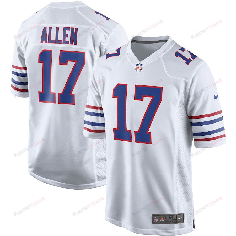 Josh Allen Buffalo Bills Youth Game Jersey - White