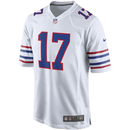 Josh Allen Buffalo Bills Youth Game Jersey - White