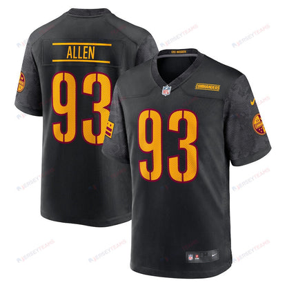 Jonathan Allen 93 Washington Commanders Alternate Jersey - Black
