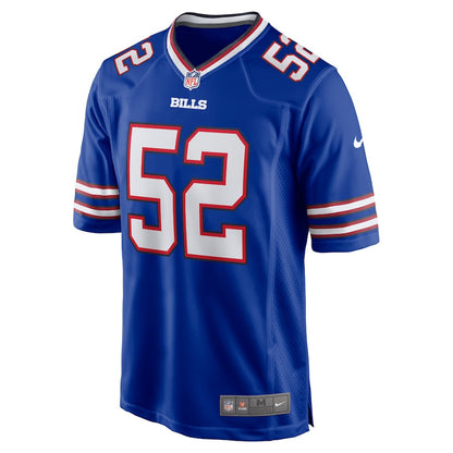 A.J. Klein 52 Buffalo Bills Home Game Player Jersey - Royal
