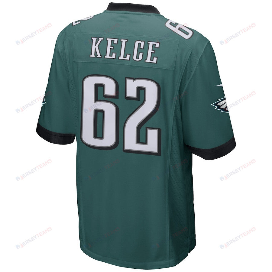 Jason Kelce 62 Philadelphia Eagles Game Player Jersey - Green