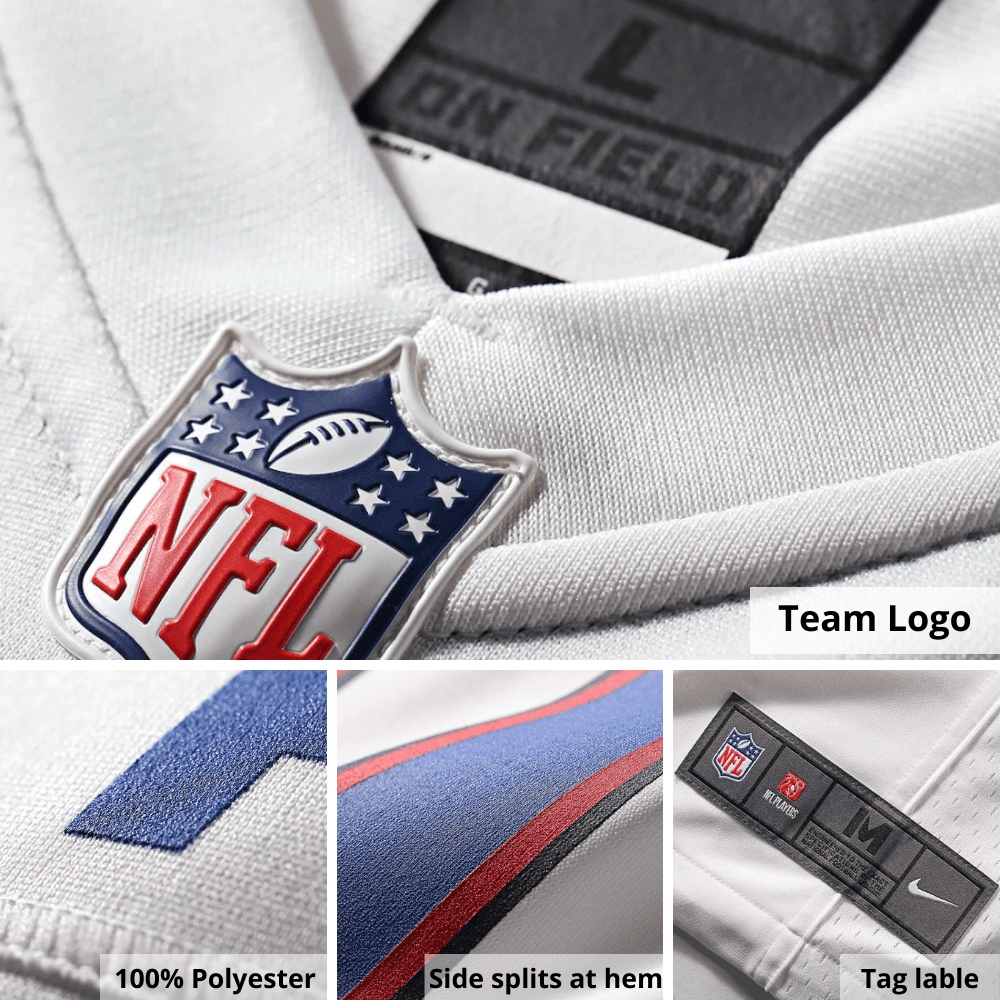 Ed Oliver 91 Buffalo Bills Team Game Player Jersey - Royal