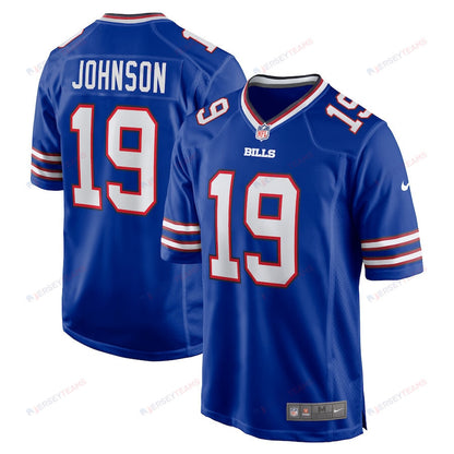 KeeSean Johnson 19 Buffalo Bills Home Game Player Jersey - Royal