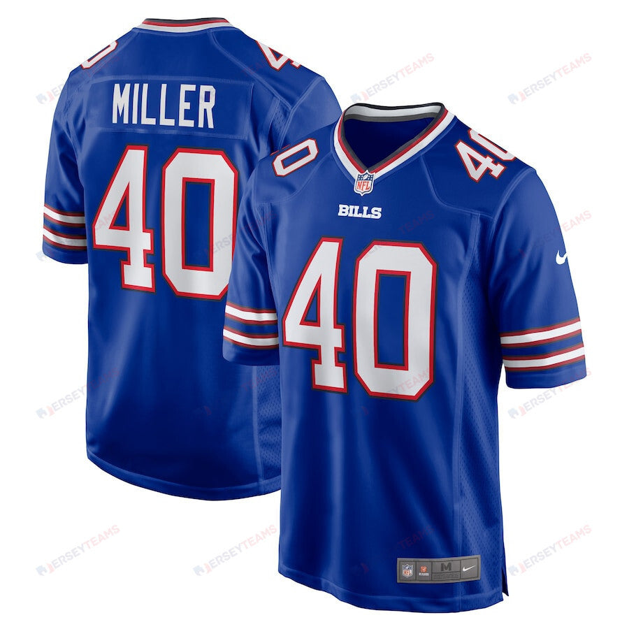 Von Miller 40 Buffalo Bills Game Jersey - Royal