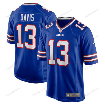 Gabriel Davis 13 Buffalo Bills Team Game Player Jersey - Royal