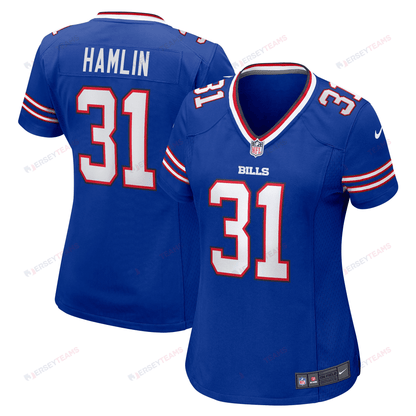 Damar Hamlin Buffalo Bills Women's Game Player Jersey - Royal Jersey