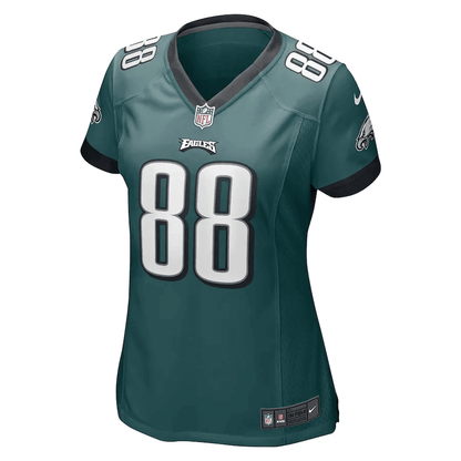 Dallas Goedert 88 Philadelphia Eagles Women's Game Jersey - Midnight Green