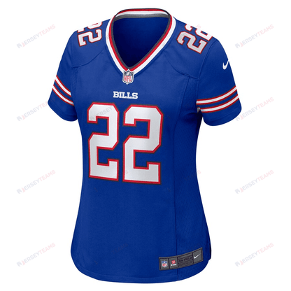Damien Harris 22 Buffalo Bills Women's Game Jersey - Royal