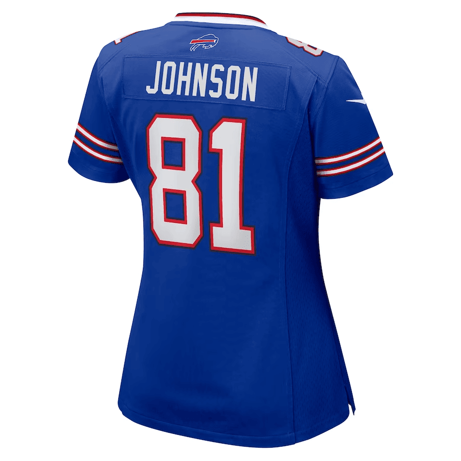 KeeSean Johnson 81 Buffalo Bills Women Game Jersey - Royal