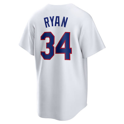 Nolan Ryan 34 Texas Rangers Cooperstown Collection Home Jersey - White