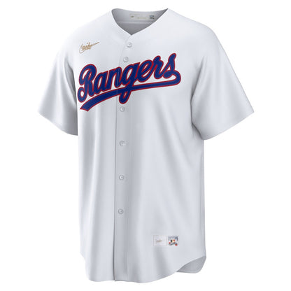 Texas Rangers Cooperstown Collection Home Jersey - White
