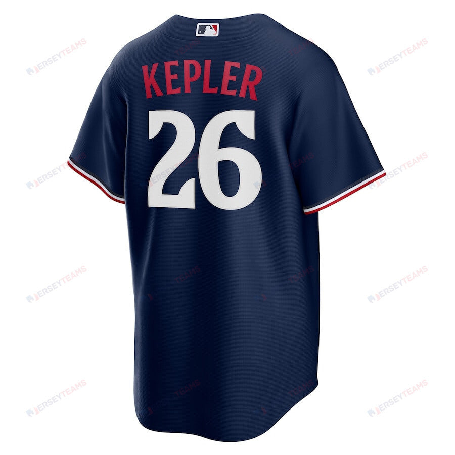 Max Kepler 26 Minnesota Twins Team Logo Alternate Men Jersey - Navy