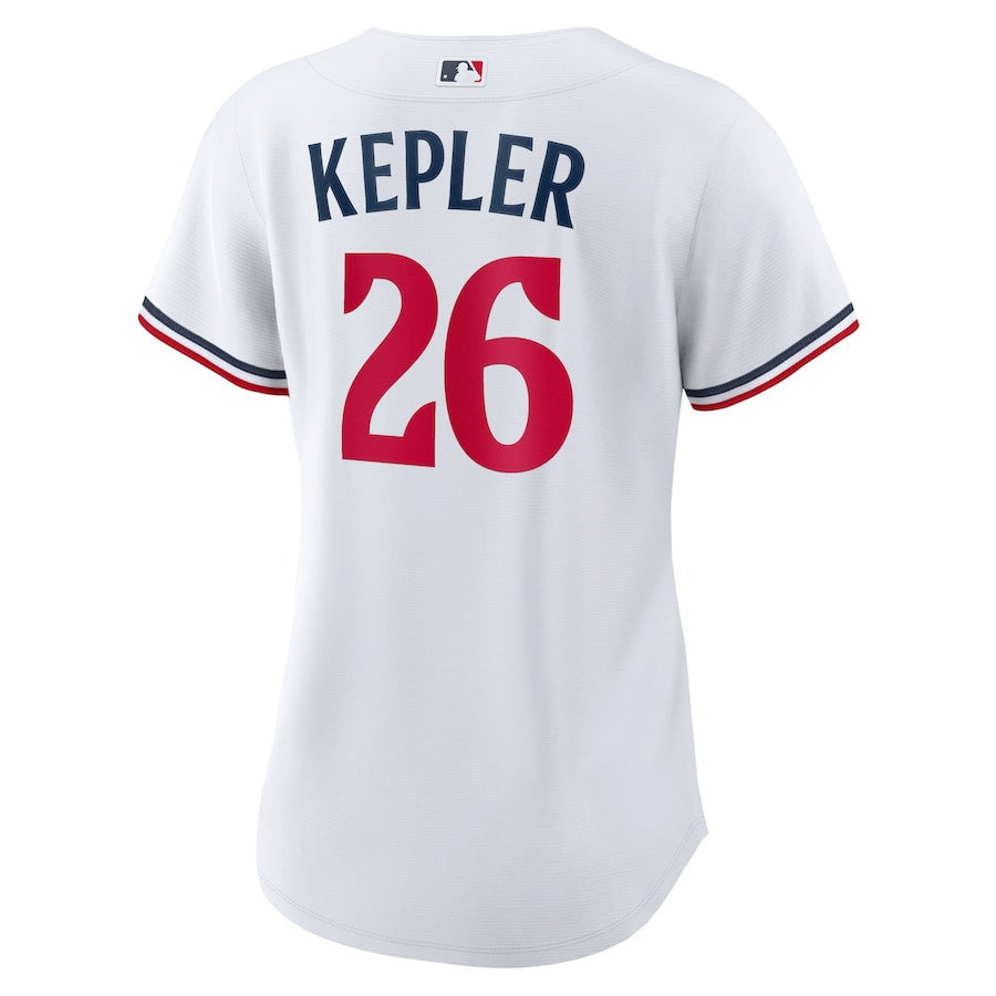 Max Kepler 26 Minnesota Twins Team Logo Home Women Jersey - White