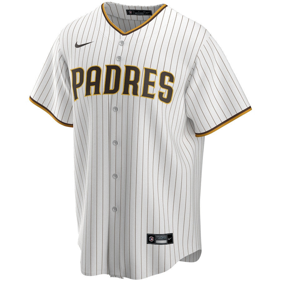 San Diego Padres Custom Home Men Jersey - White