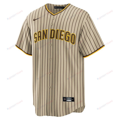 San Diego Padres Custom Alternate Men Jersey - Tan
