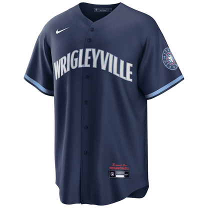 Ian Happ Chicago 8 Chicago Cubs City Connect Men Jersey - Navy