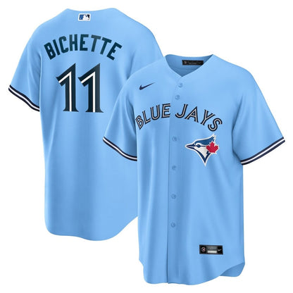 Bo Bichette 11 Toronto Blue Jays Alternate Men Jersey - Powder Blue