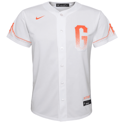 Brandon Crawford 35 San Francisco Giants Youth City Connect Jersey - White