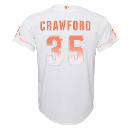 Brandon Crawford 35 San Francisco Giants Youth City Connect Jersey - White