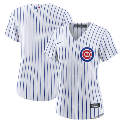 Chicago Cubs Women Home Jersey - White