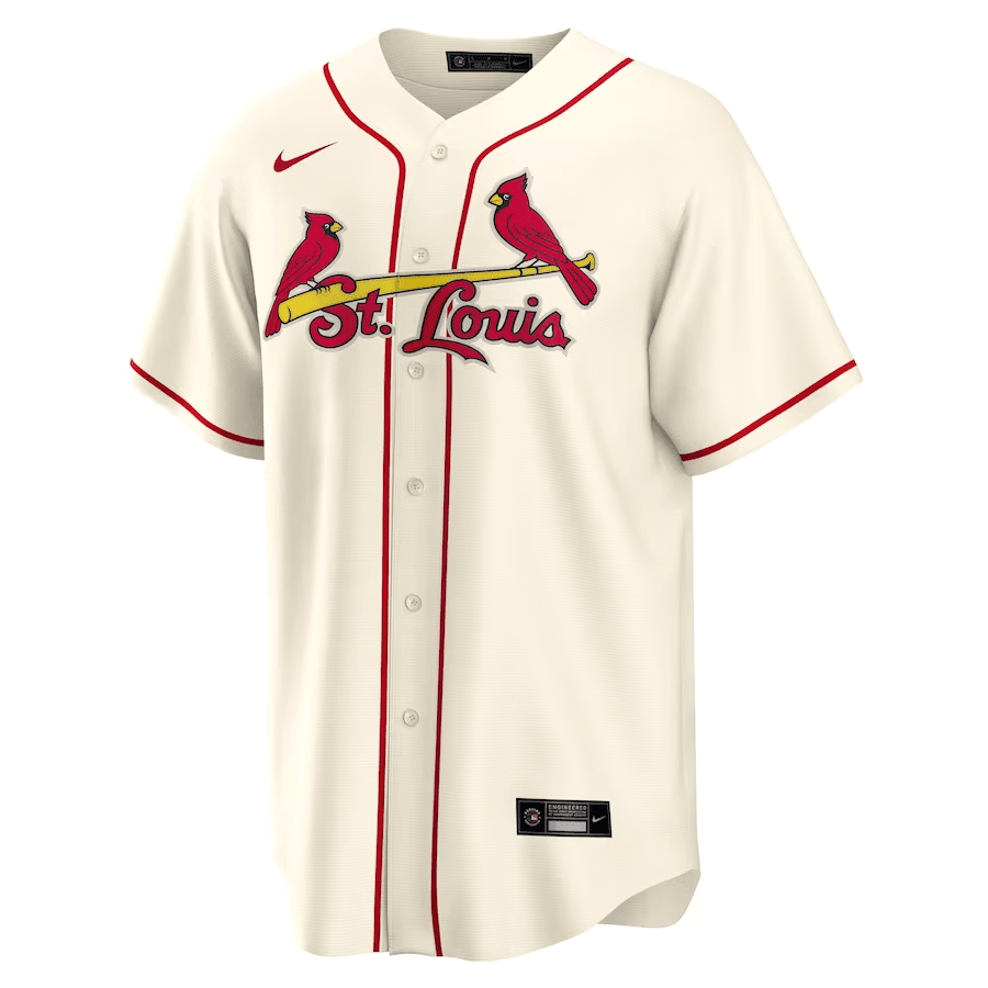 Yadier Molina 4 St. Louis Cardinals Alternate Men Jersey - Cream