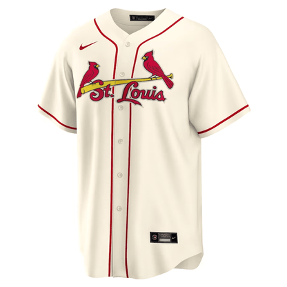 Yadier Molina 4 St. Louis Cardinals Alternate Men Jersey - Cream