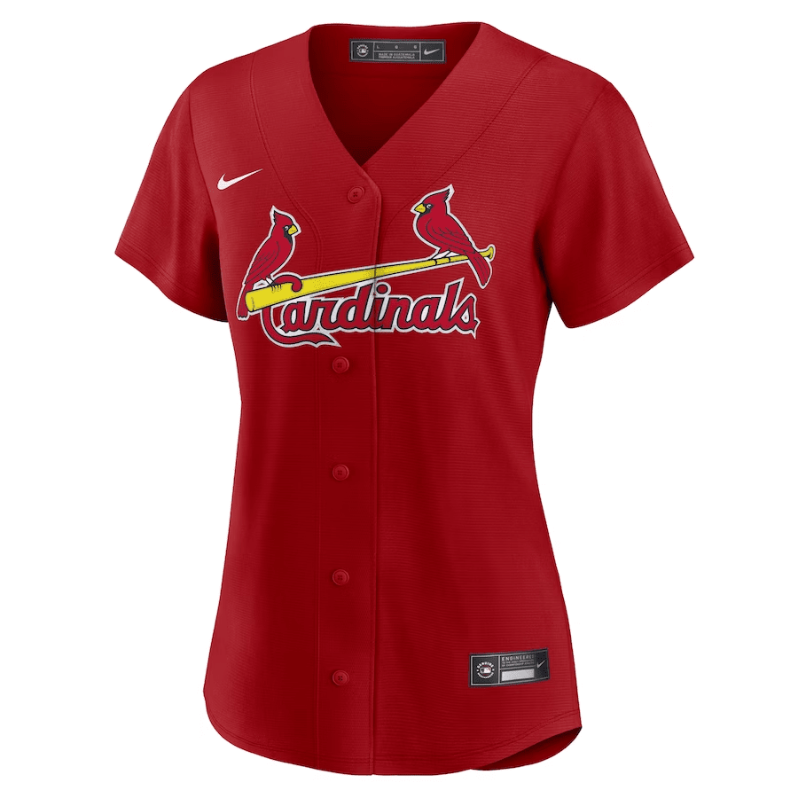 Yadier Molina 4 St. Louis Cardinals Women Alternate Jersey - Red