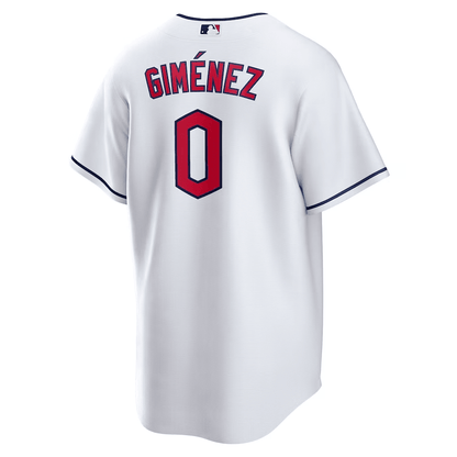Andrés Giménez 0 Cleveland Guardians Home Men Jersey - White