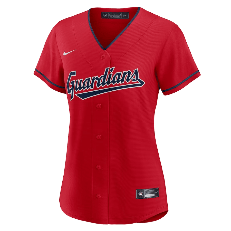 Cleveland Guardians Women Alternate Jersey - Red