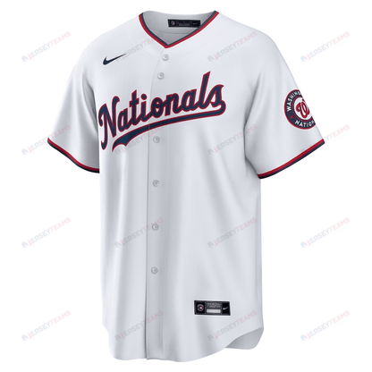 Luis García 2 Washington Nationals Home Men Jersey - White