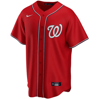 Carter Kieboom 8 Washington Nationals Alternate Men Jersey - Red