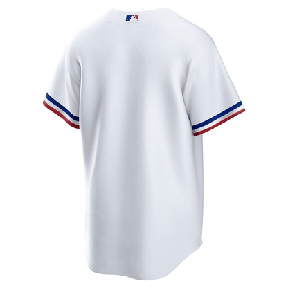 Texas Rangers Home Blank Men Jersey - White